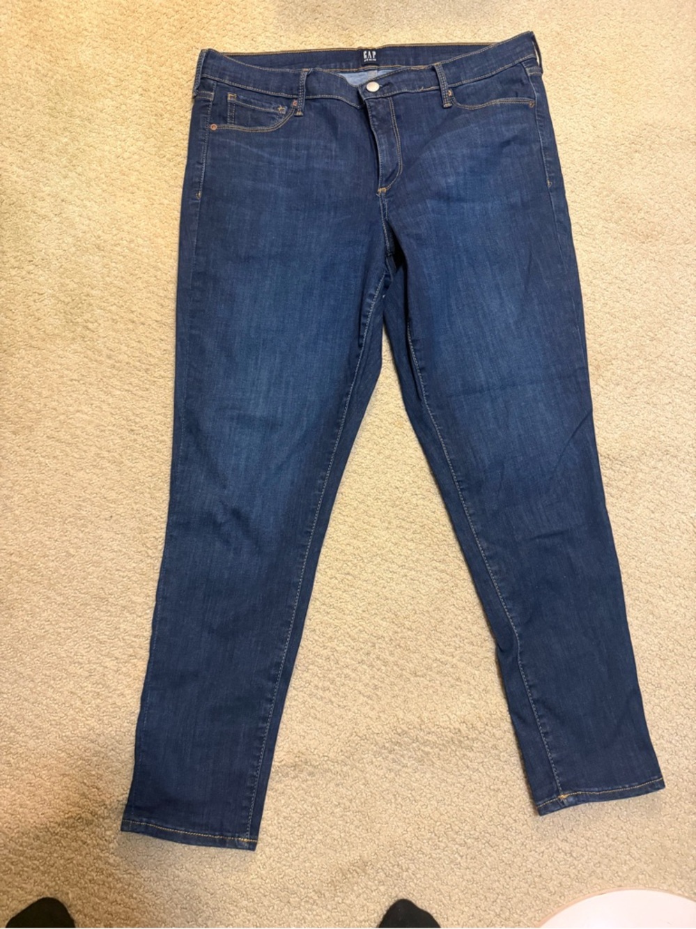 GAP Women's Deep Indigo Skinny Jeans